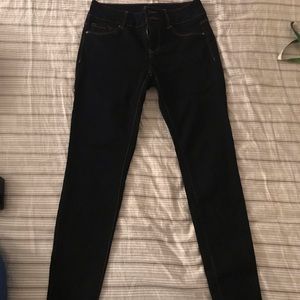 D. jeans dark blue skinny jeans size 4